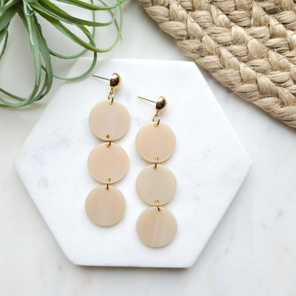 Elle Linen Earrings