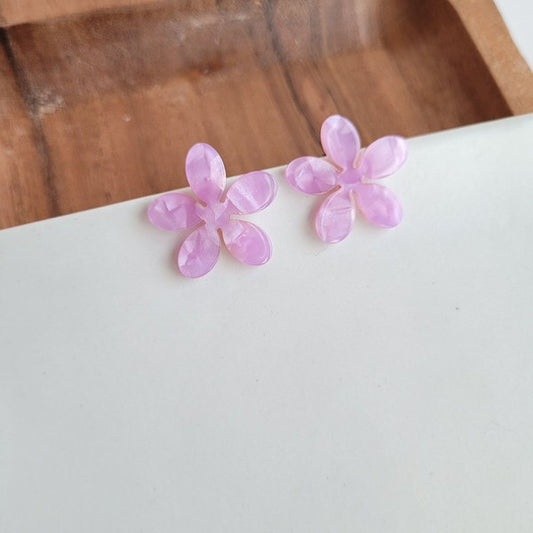 Blossom Purple Earrings