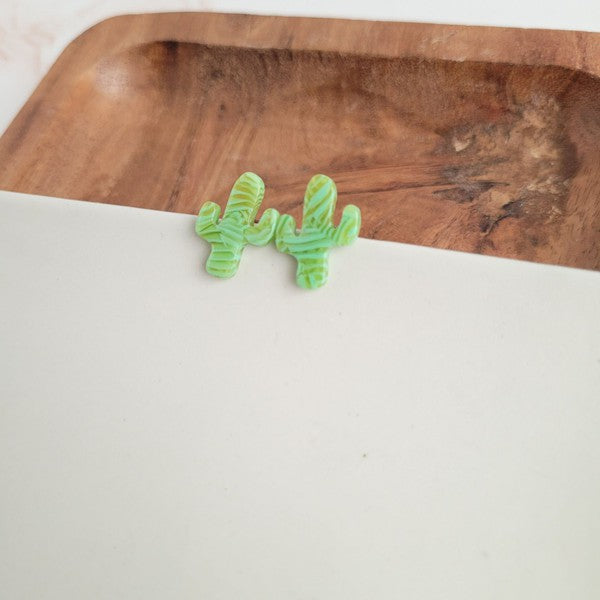 Cactus Stud Earrings