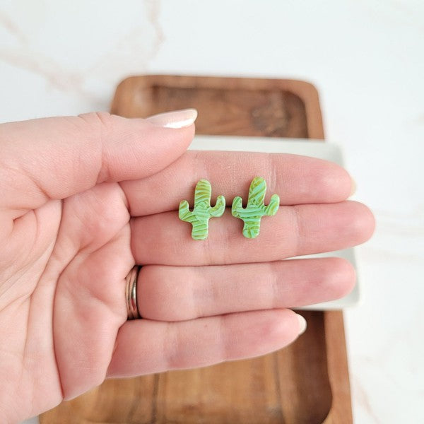 Cactus Stud Earrings