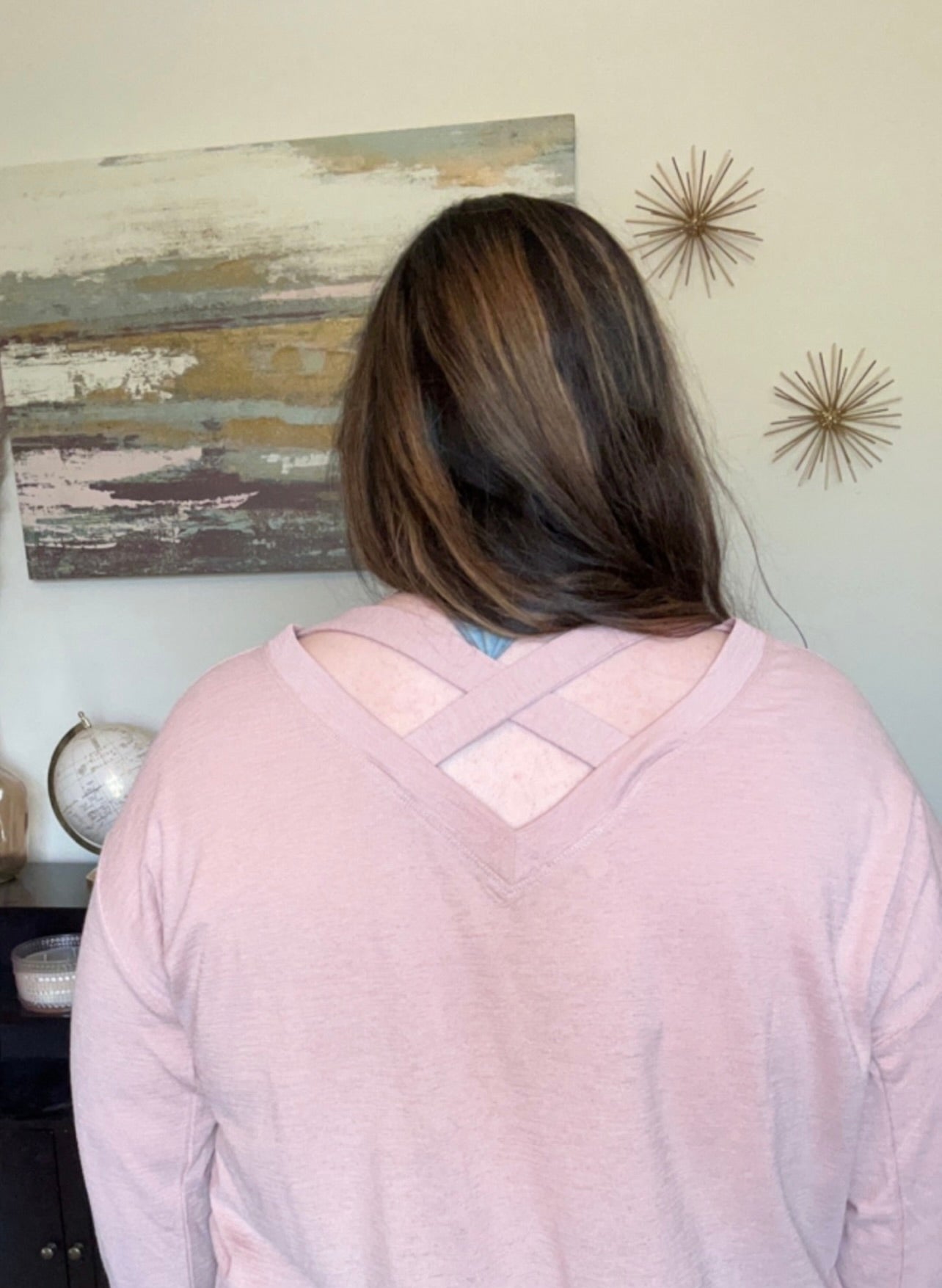 Cross Back Long Sleeve