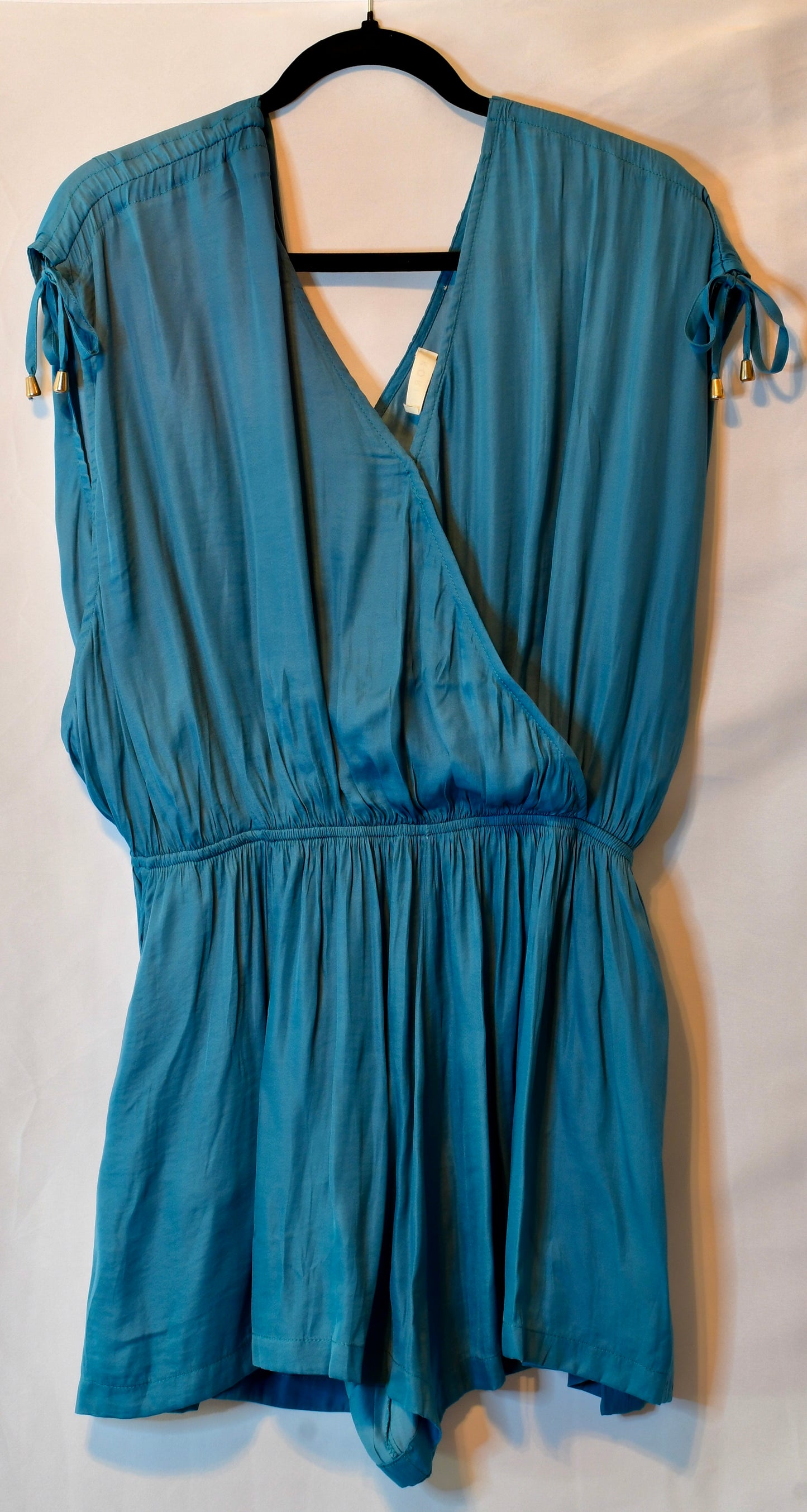 Shine Fabric Romper