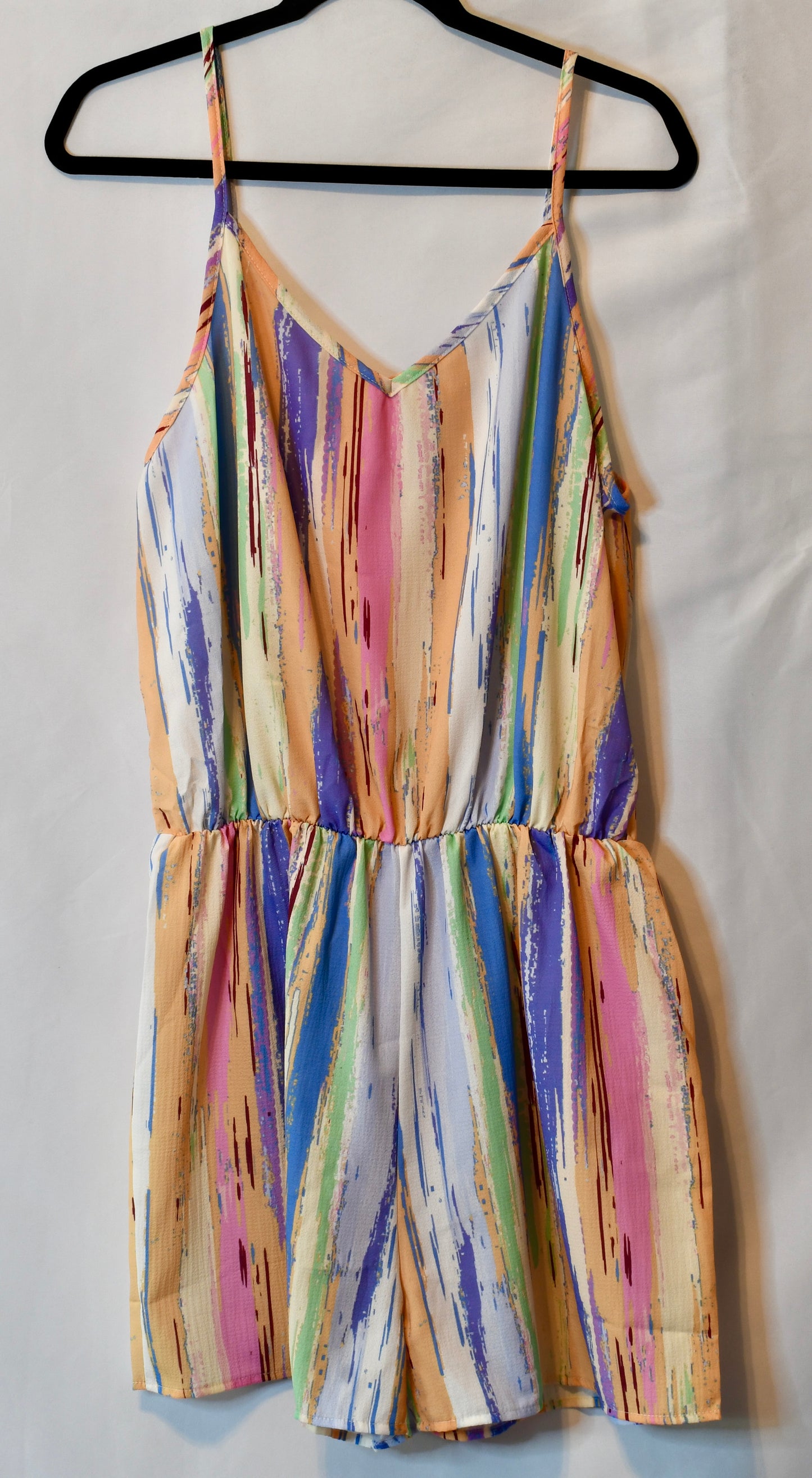 Sleeveless Woven Romper