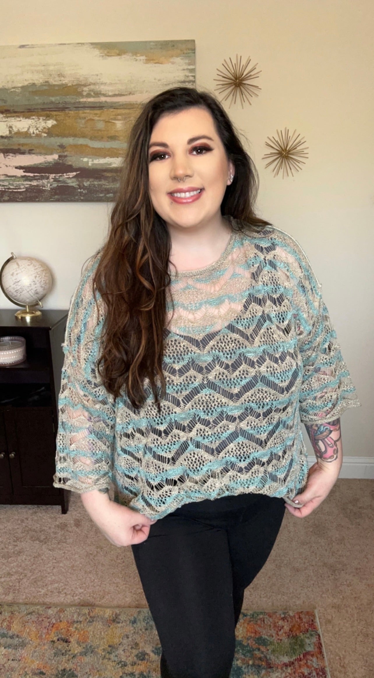 Boat Neck Breathable Long Sleeve