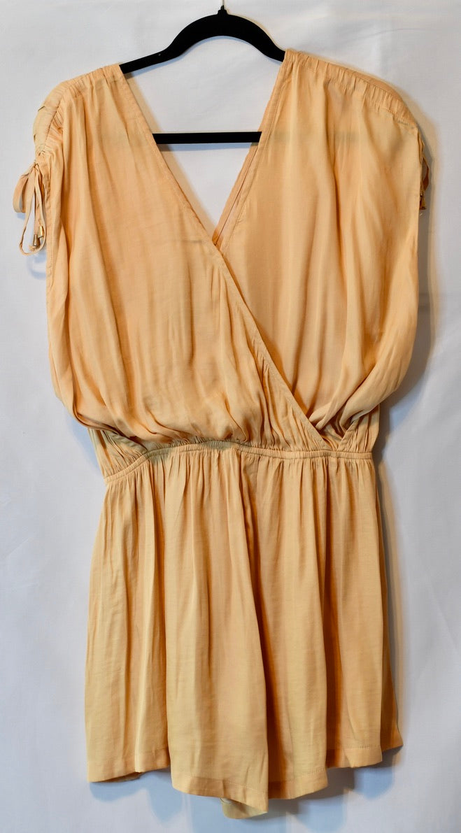 Shine Fabric Romper
