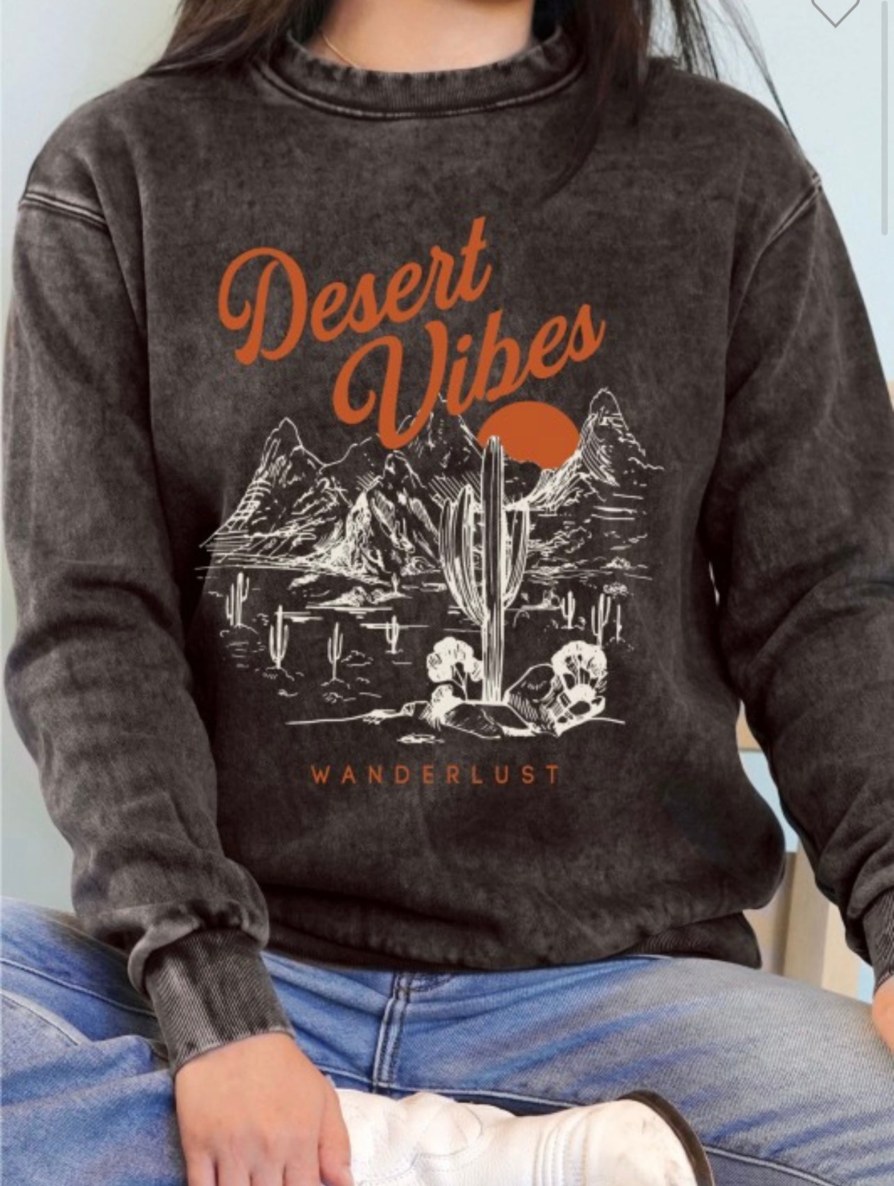 Desert Vibes Graphic Sweatshirt