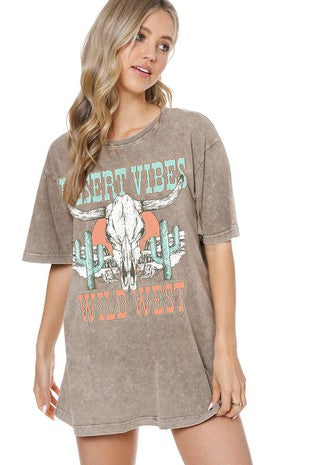 Desert Vibes Wild West Graphic T-shirt
