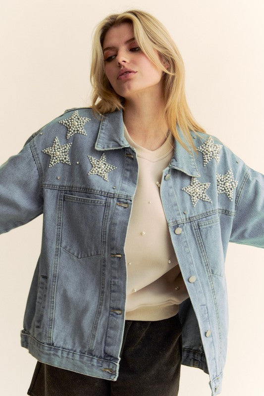 Pearl Star Denim Jacket