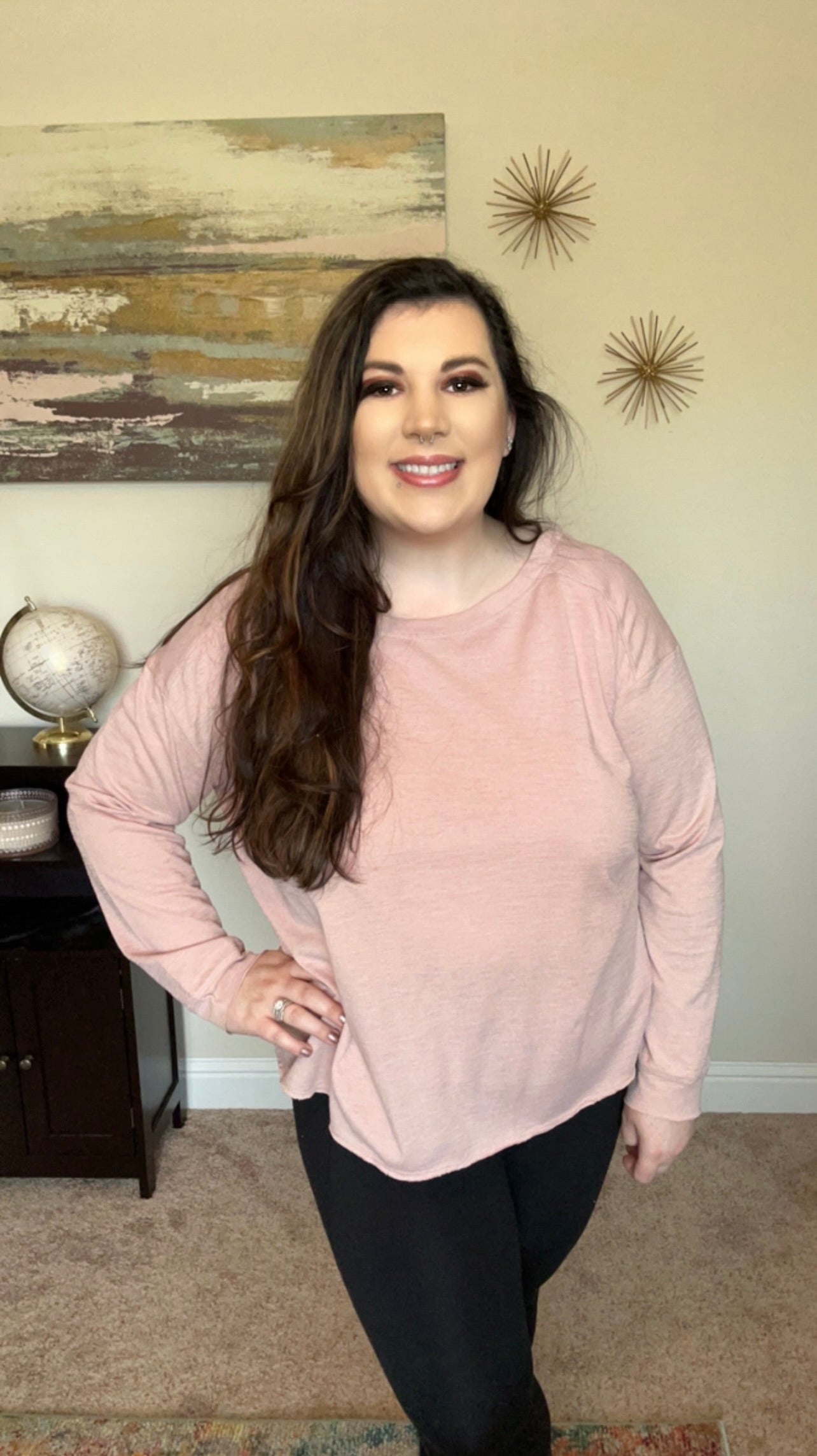Cross Back Long Sleeve