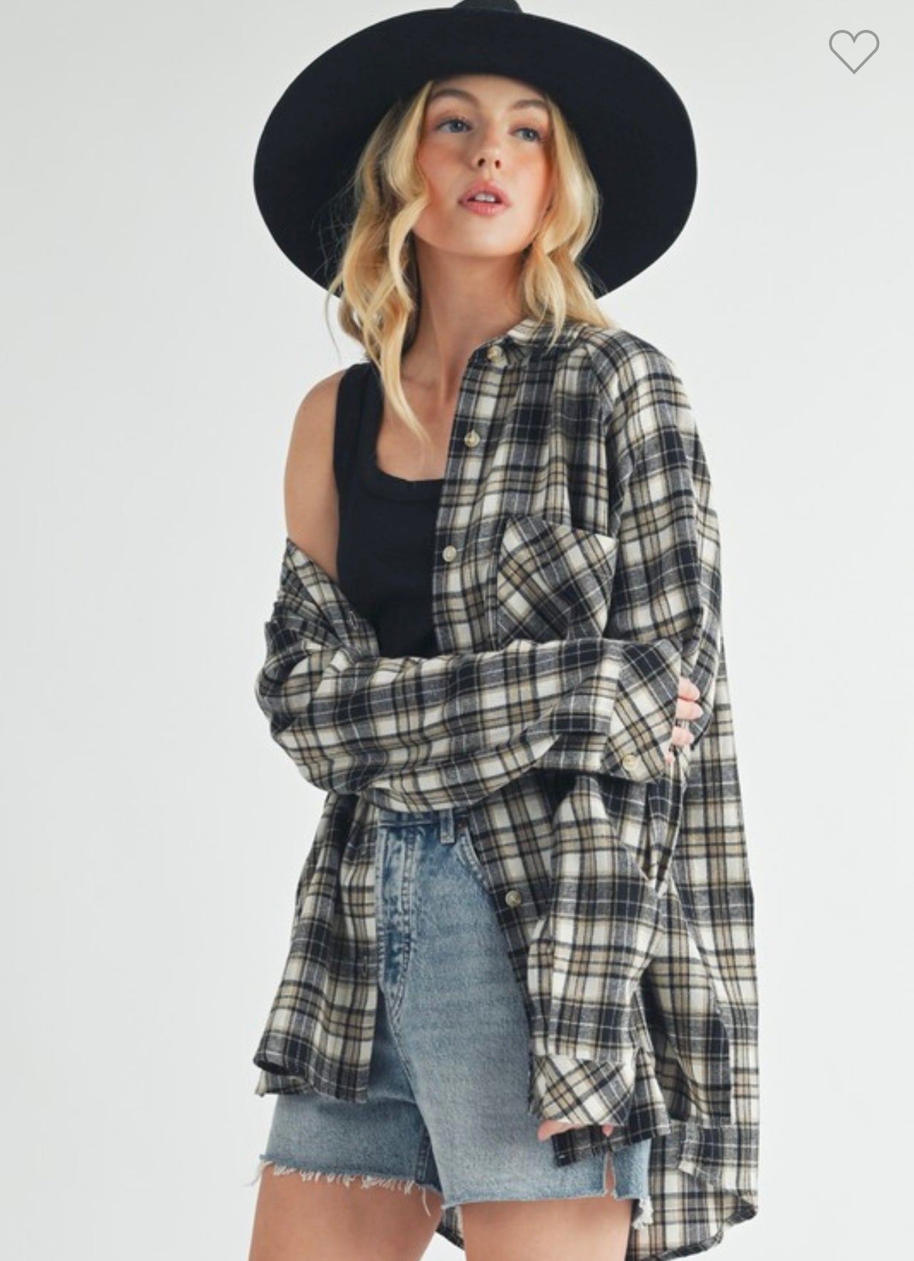 Plaid Flannel Button down