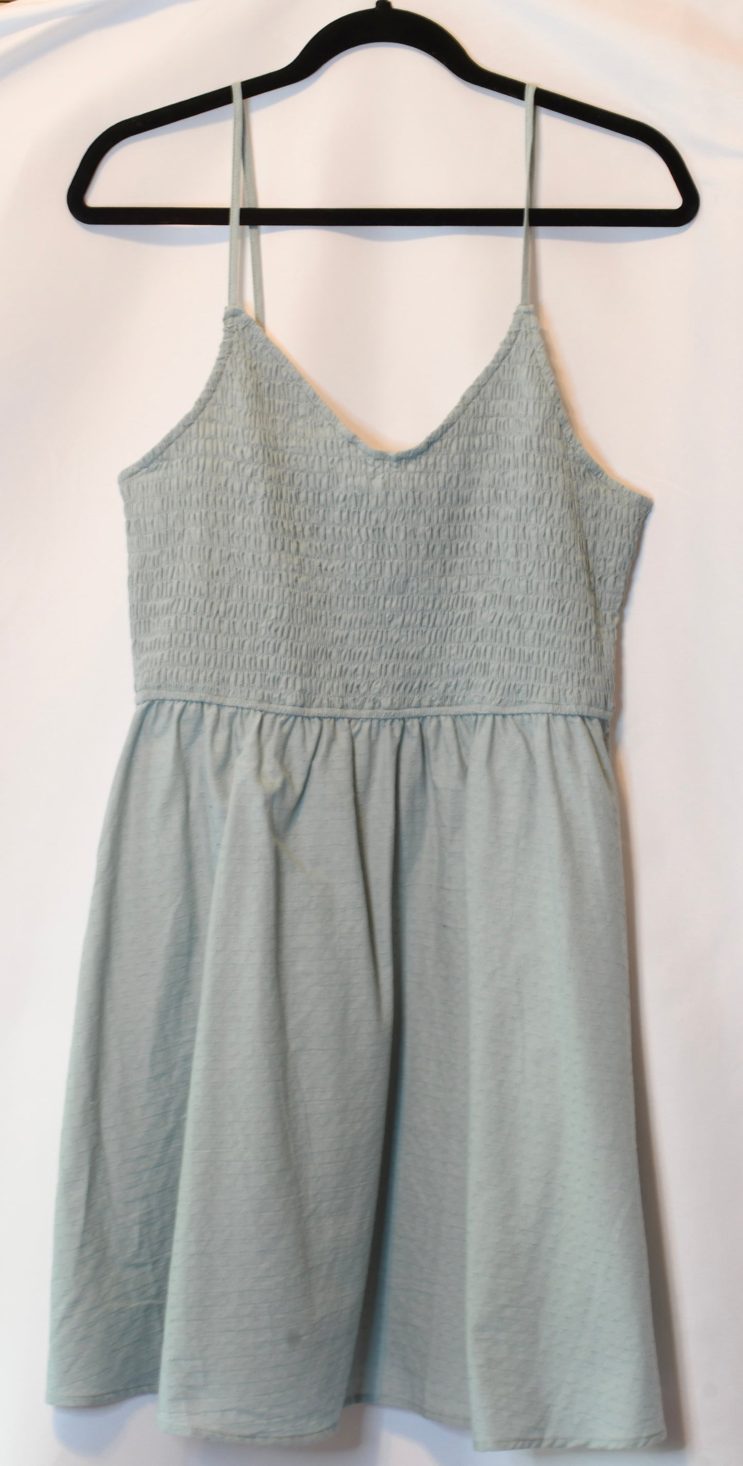 Eyelet Woven Mini Dress